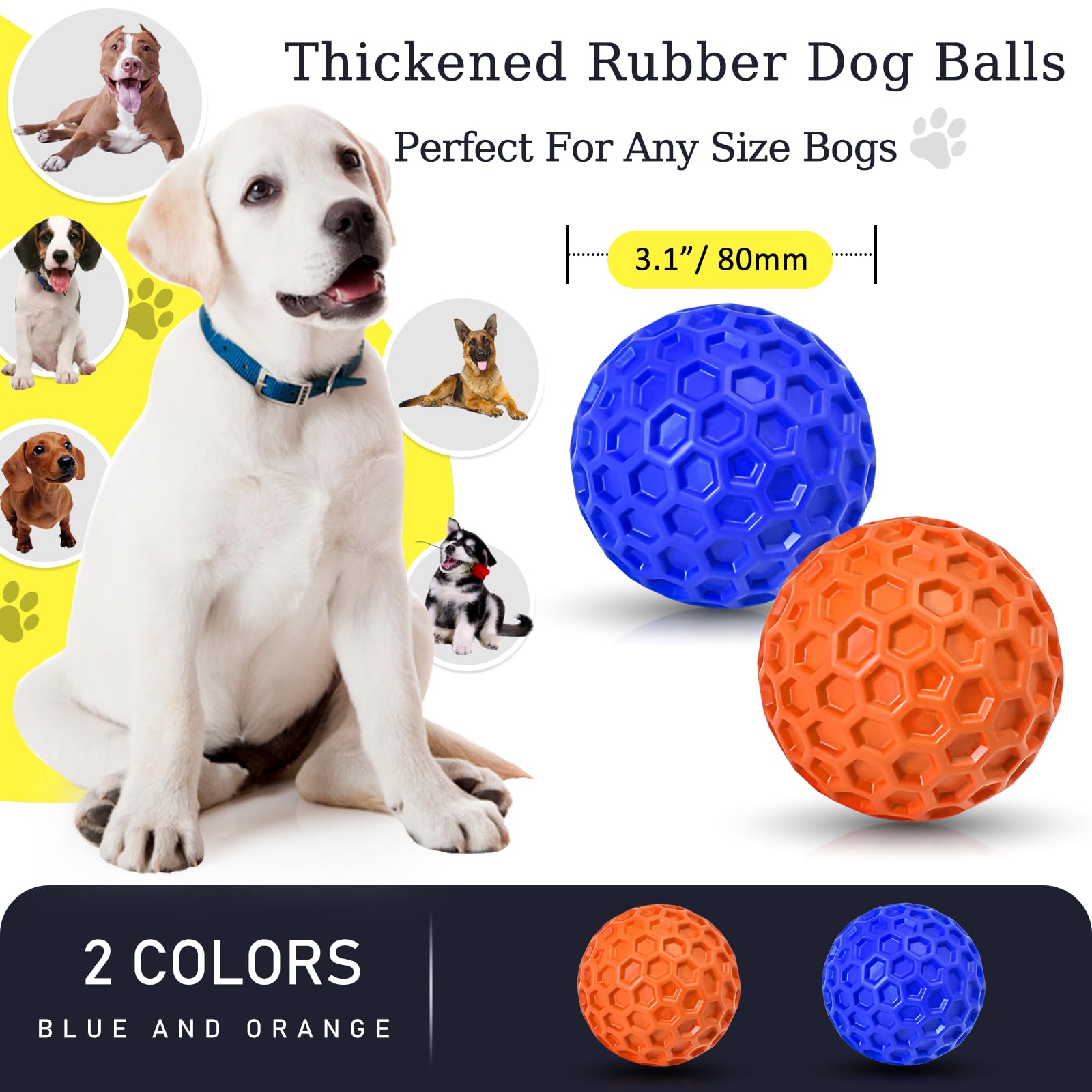 Balle Cheodin interactive pour chien, stimule l’activité et l’engagement.