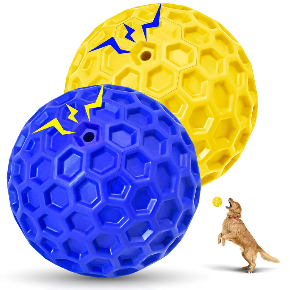 CHEODIN balle-sifflet indestructible pour chien, parfait pour jeux robustes.