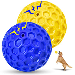 CHEODIN balle-sifflet indestructible pour chien, parfait pour jeux robustes.