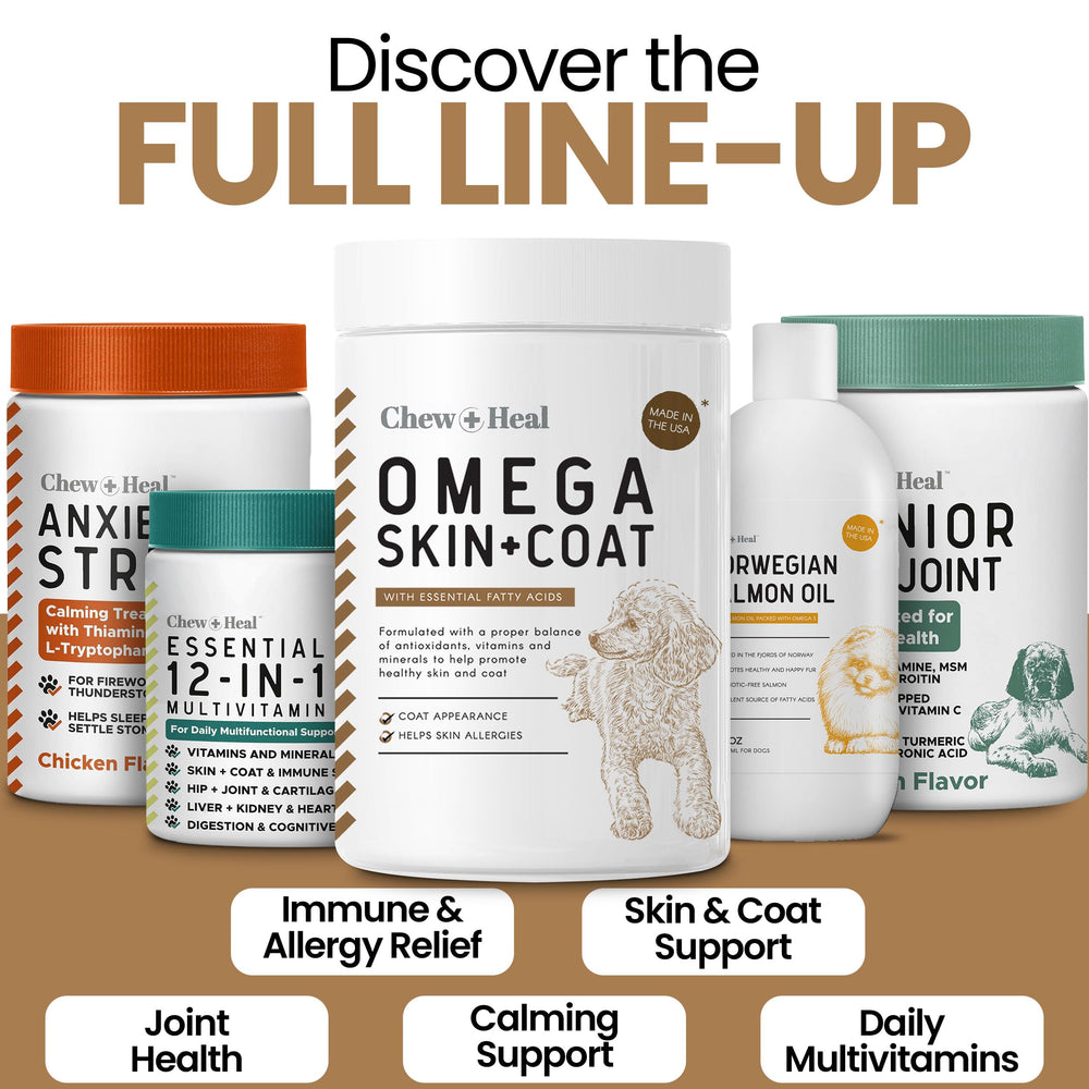 Chew + Heal Labs dose quotidienne – facile à mélanger au repas ou à la friandise.