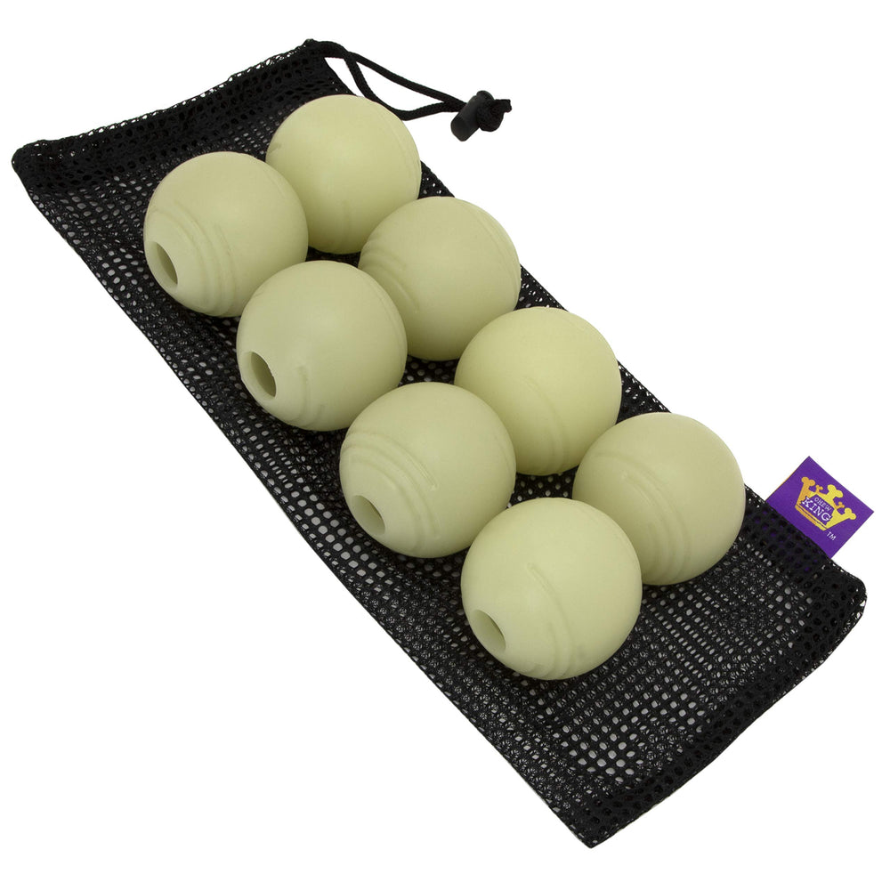 Balle lumineuse Chew King pour chien, visibilité nocturne accrue.