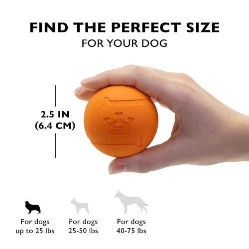 Chew King balle caoutchouc naturelle durable et sûr pour mâcher
