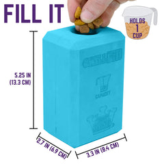 Chew King Chill Fill – caoutchouc naturel durable pour les mâchoires actives.