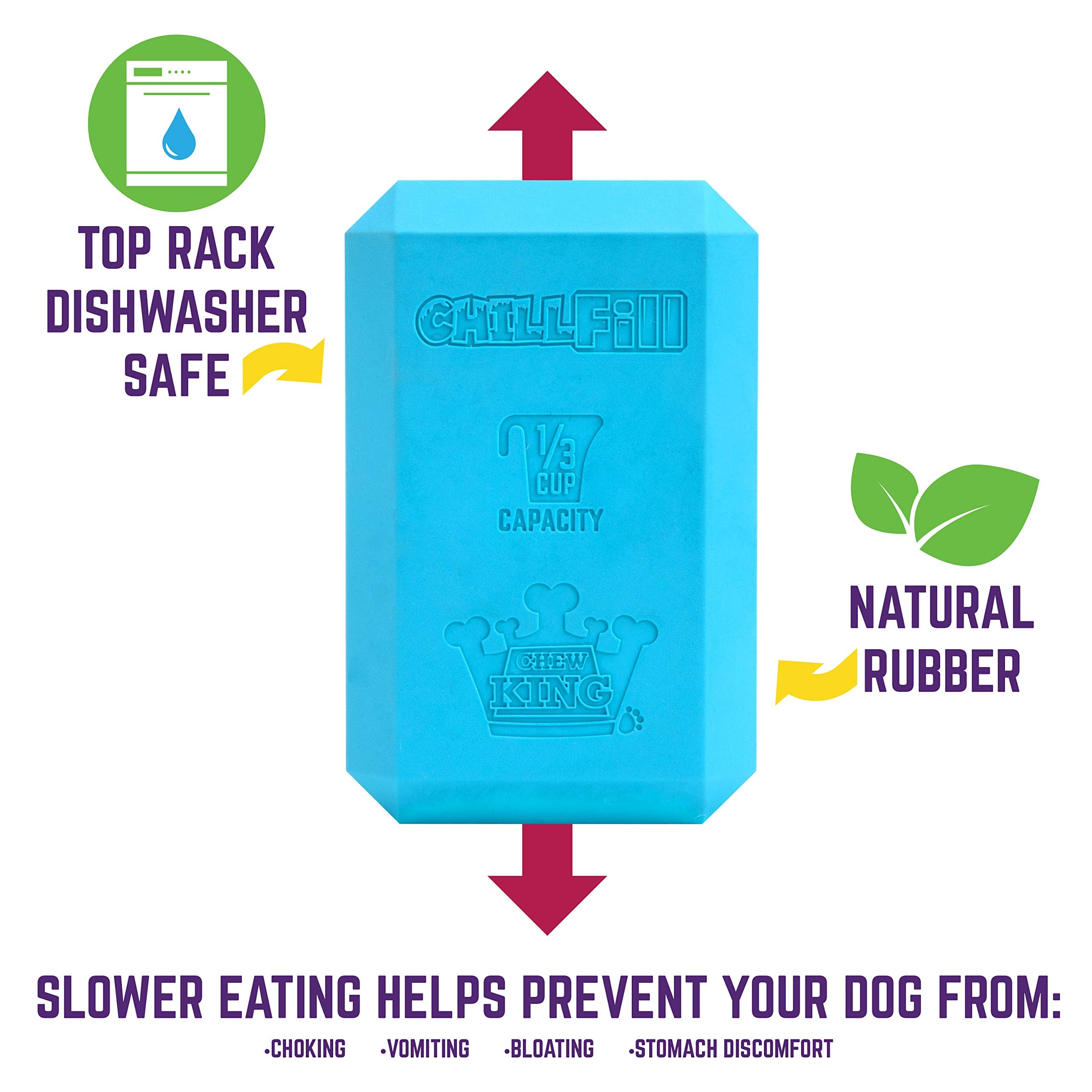 Chew King Chill Fill — utile pour récompenser le bon comportement et occuper votre chien.