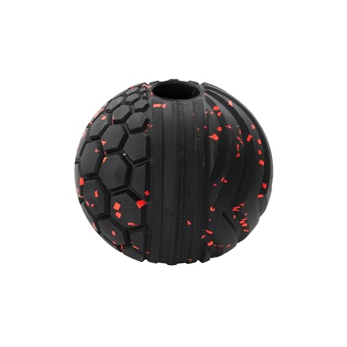 Chew King Supreme balle avec compartiment friandises favorisant l’interactivité et l’entraînement.