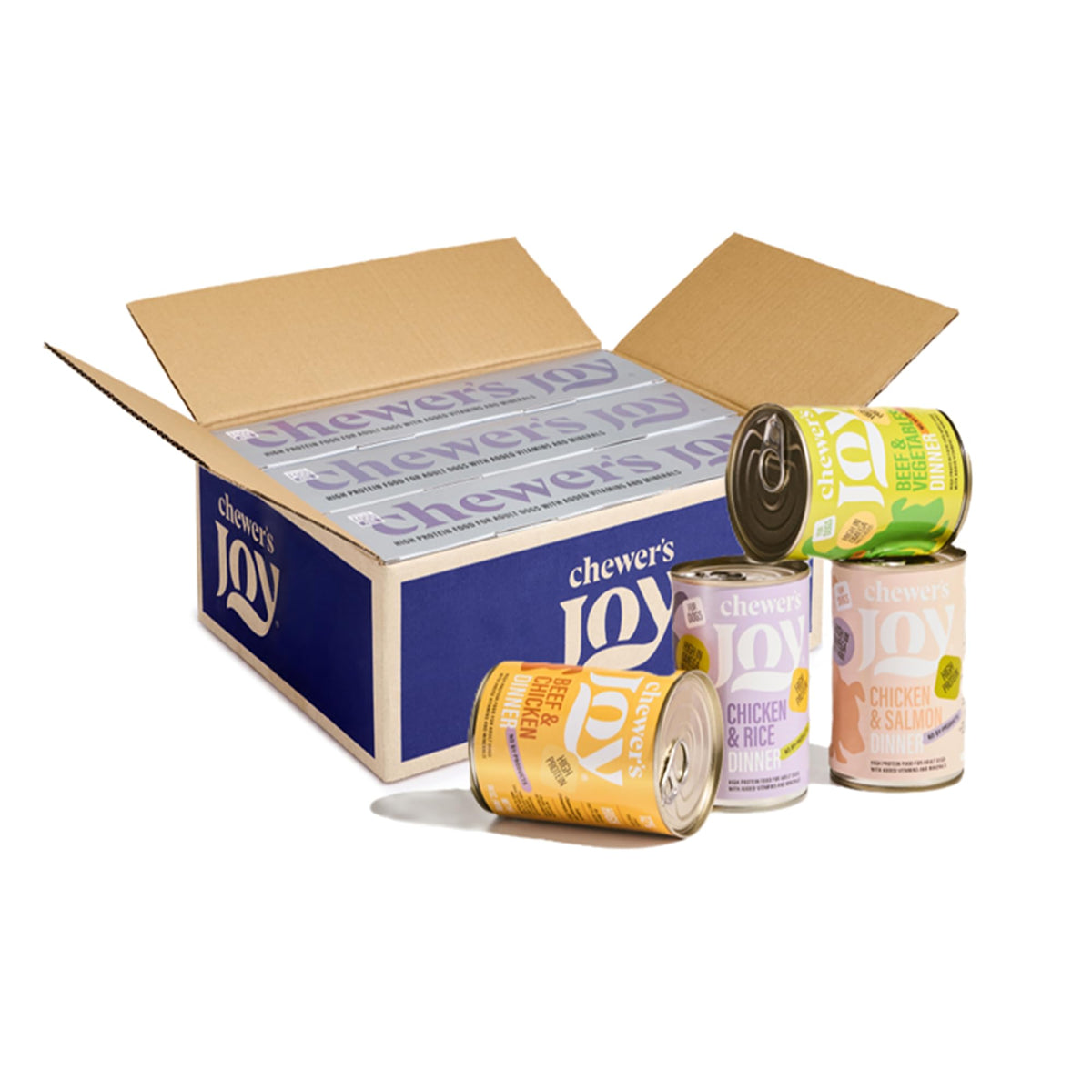 Chewer's Joy pâté humide boeuf et poulet, texture riche pour repas quotidien