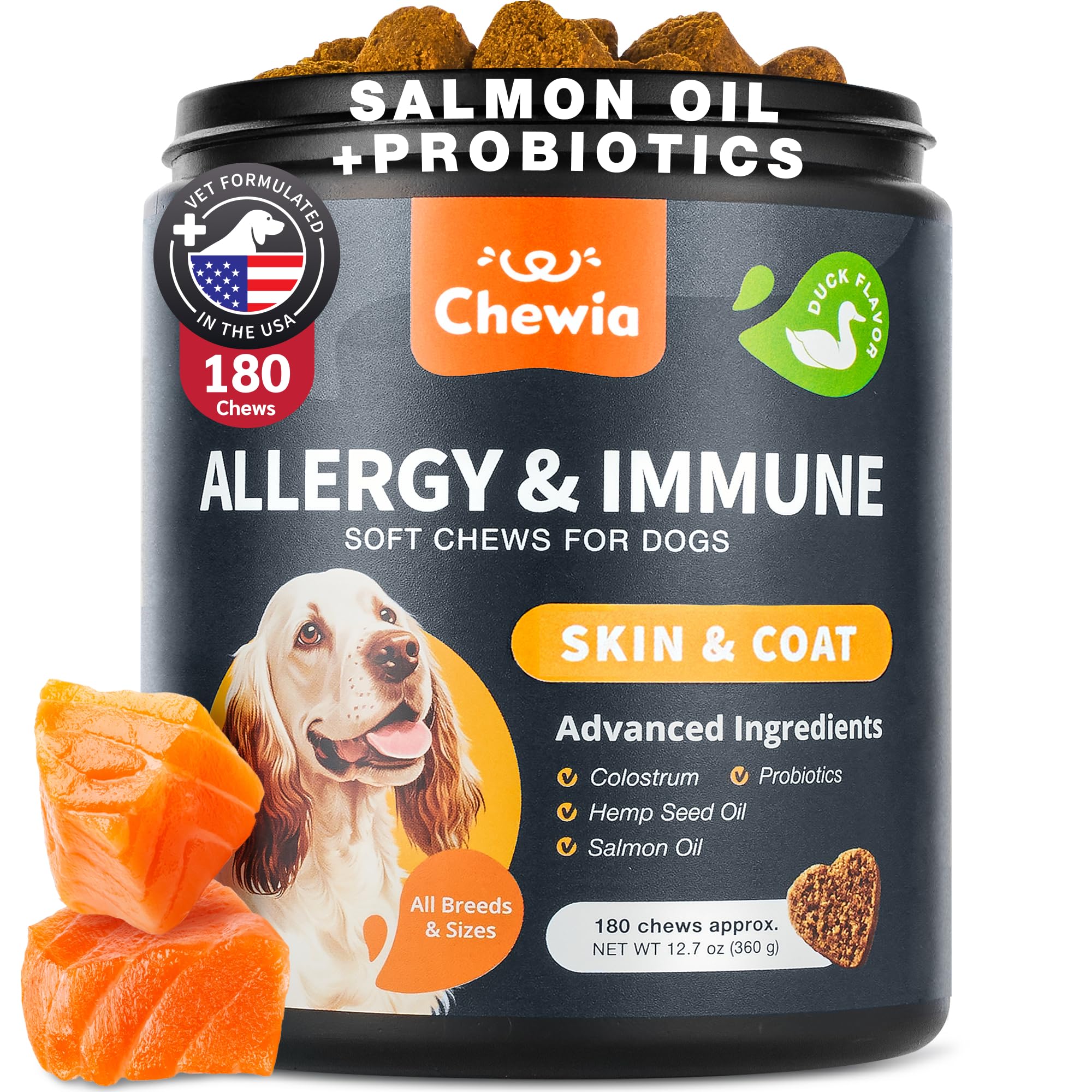 CHEWIA Allergie pour chien – bouchées démangeaisons apaisées et confort quotidien