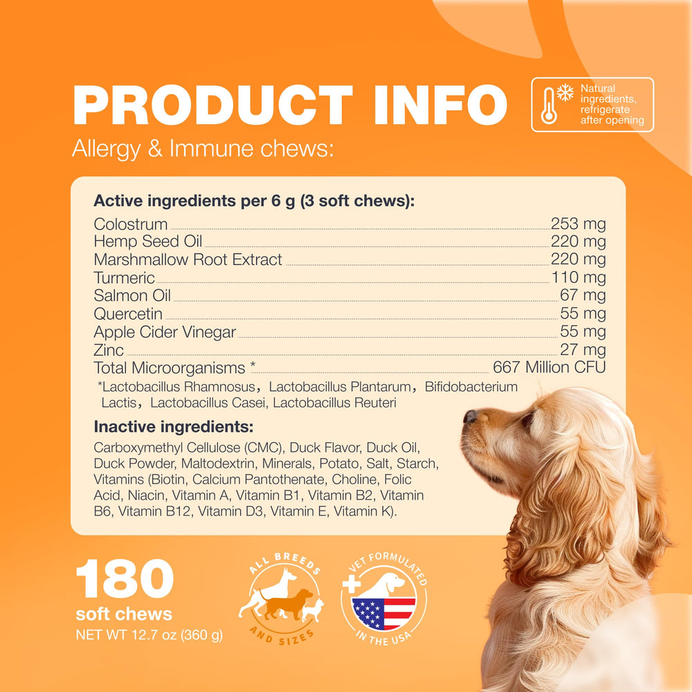 CHEWIA Allergie pour chien – huile de saumon pour pelage sain et energie