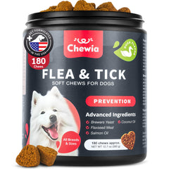 CHEWIA bouchées-puces-tiques-chien: friables et appétentes, faciles à administrer lors du traitement