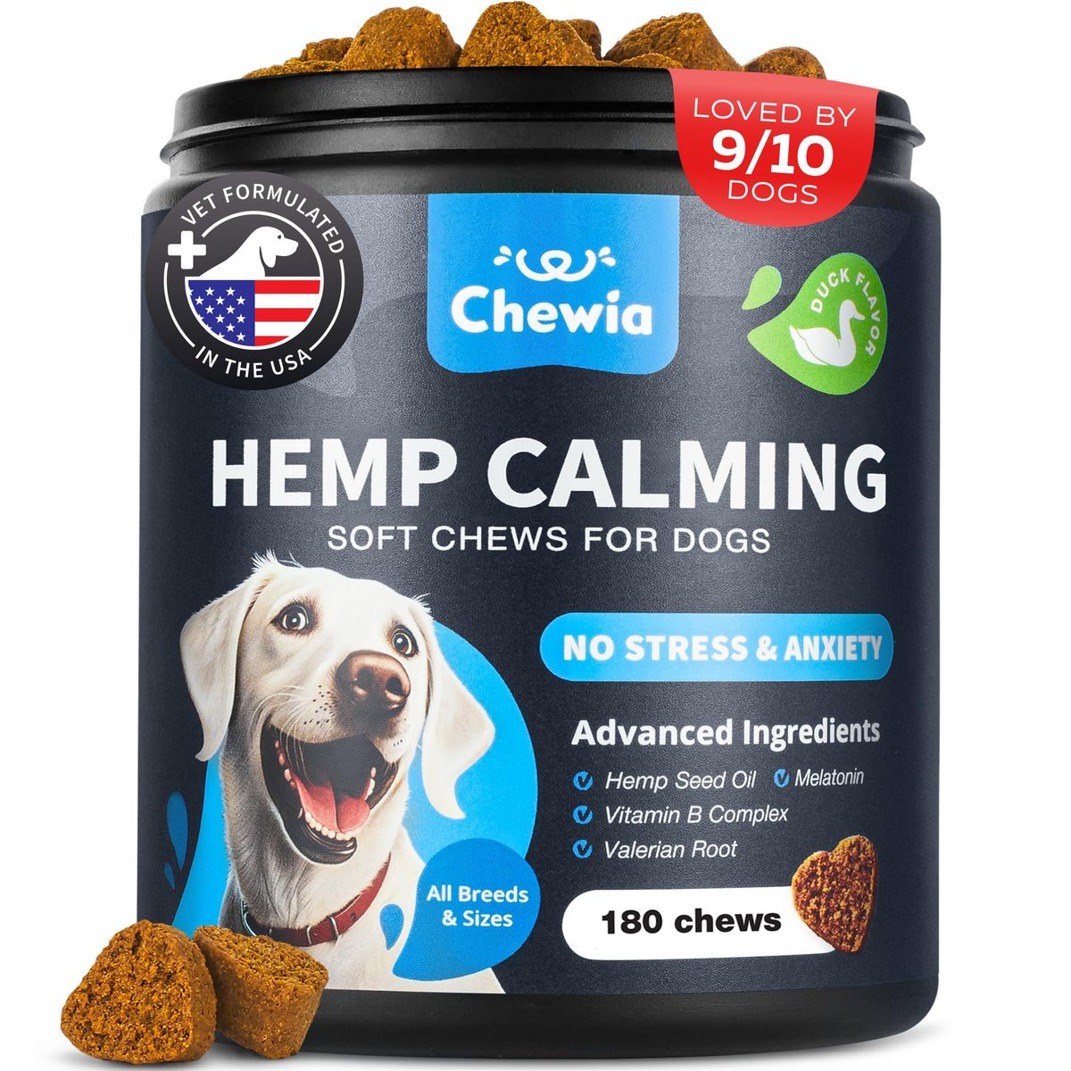 CHEWIA friables calmants, boîte-emballage: pratique pour apaiser votre chien au quotidien