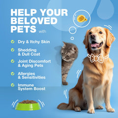 CHEWIA coat brillant chien chat — pelage souple et peau hydratée