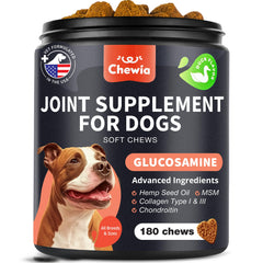 CHEWIA glucosamine-chondroitin pour chiens, bouchées soutenant les articulations