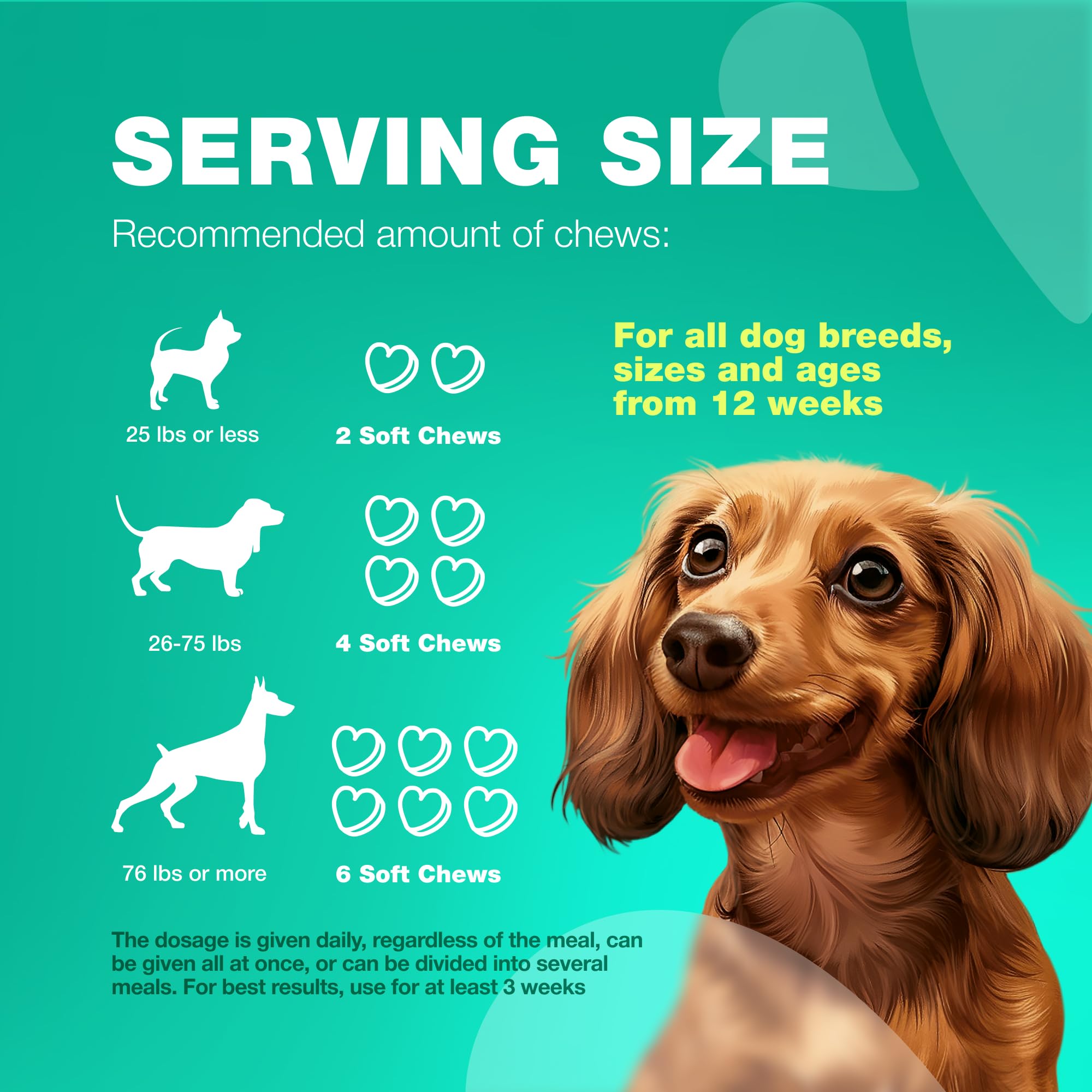 CHEWIA Probiotiques pour chien — enrichies en igname et citrouille.