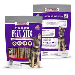Texture douce des Chewmasters Beef Stix pour récompenser pendant l’entraînement.
