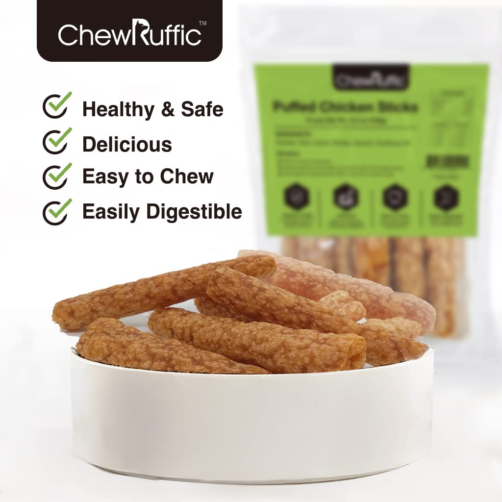 ChewRuffic baton nets poulet ingredients-limites: ingrédients simples et naturels.