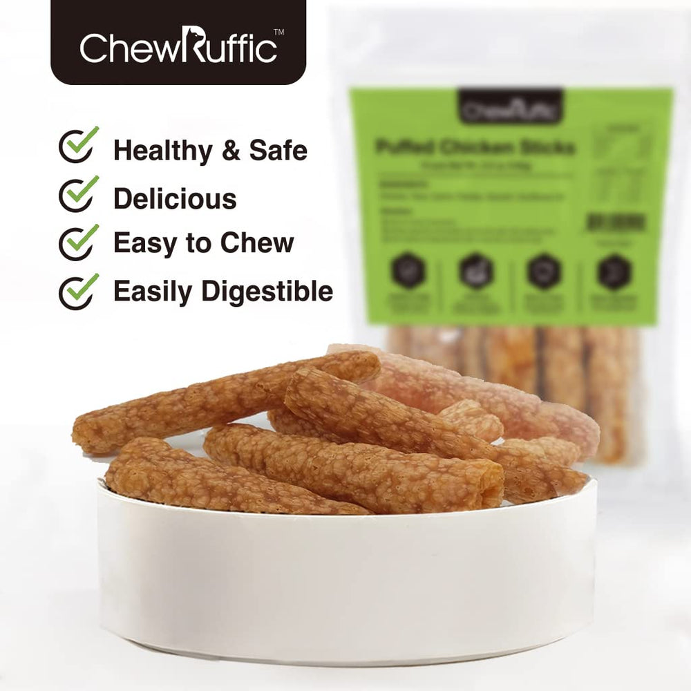 ChewRuffic baton nets poulet ingredients-limites: ingrédients simples et naturels.