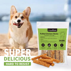 ChewRuffic baton nets poulet proteines: haute teneur en proteines pour chiens actifs.