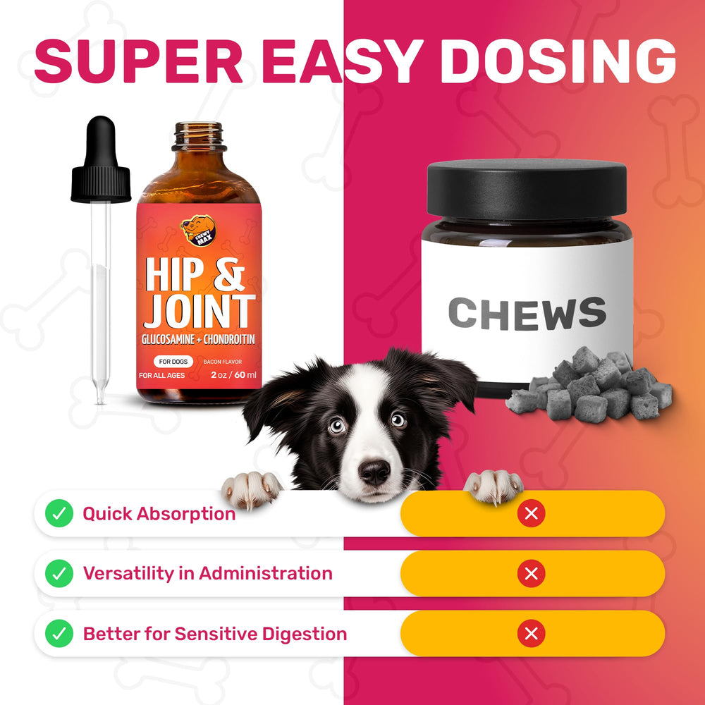 Chewy Max glucosamine – administration simple, mélanger au repas.