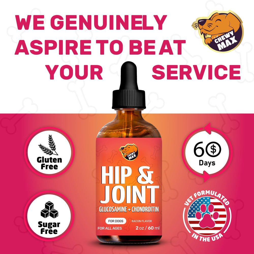Chewy Max glucosamine – vitamines essentielles intégrées à la formulation.