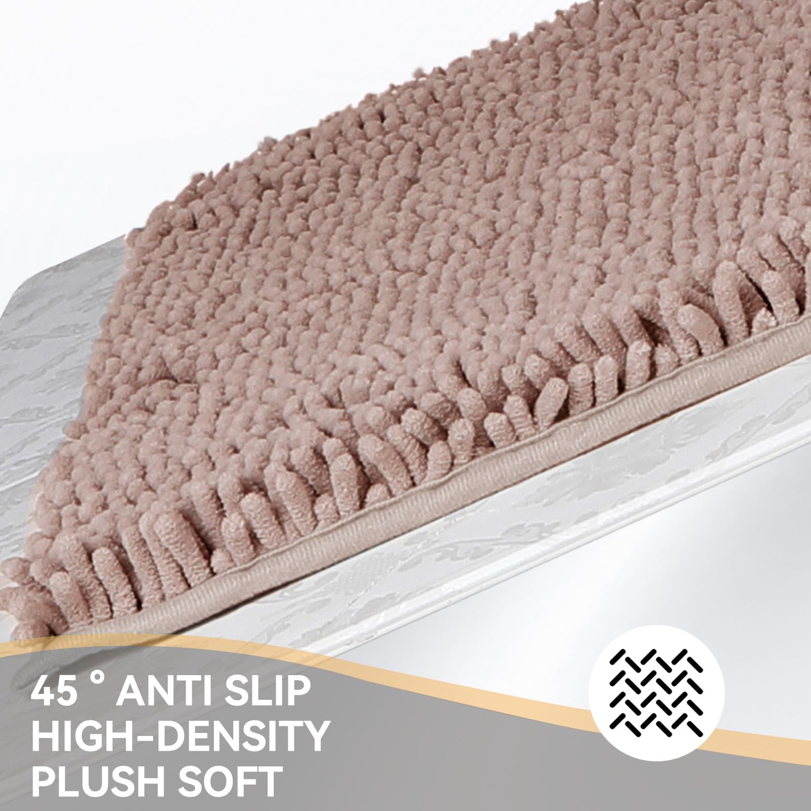 Tapis à usage intérieur et extérieur ChgLiPets devant la porte.