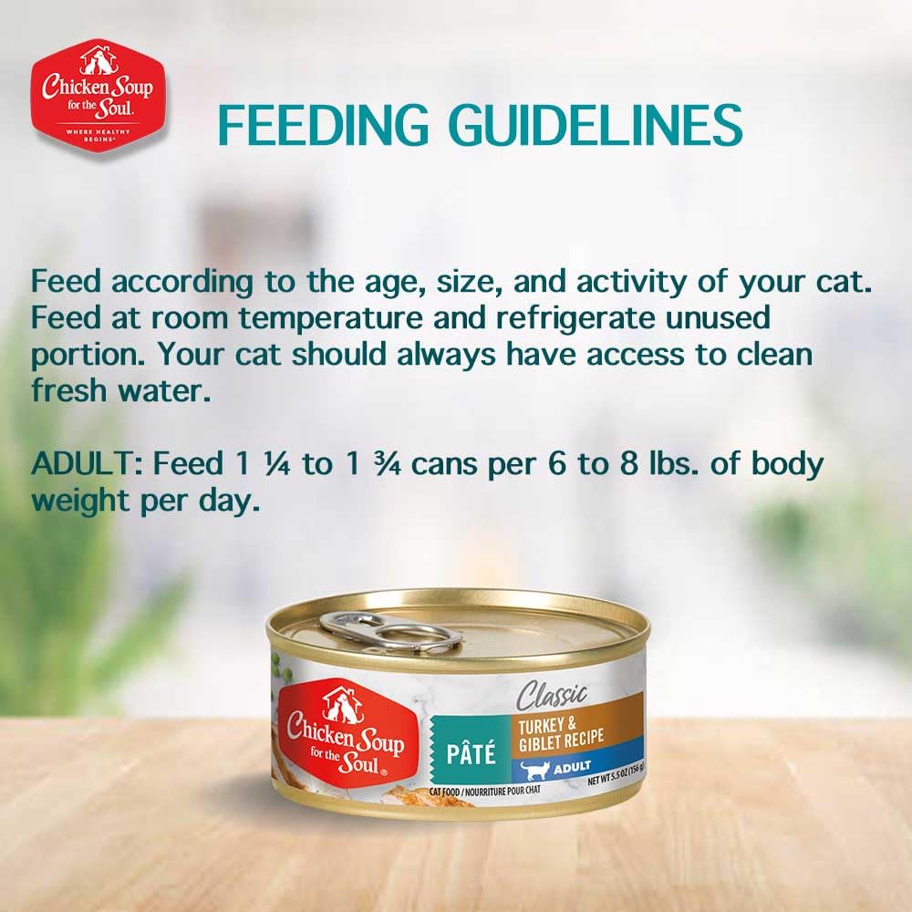 Chicken Soup pour chat apporte oméga 3 et 6 pour peau et pelage.