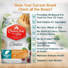 Chat intérieur Chicken Soup for the Soul, cellulose en poudre pour aider le transit.
