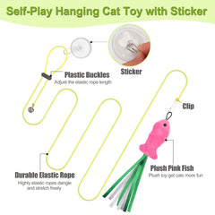 ChicWow souris en peluche pour chat en action