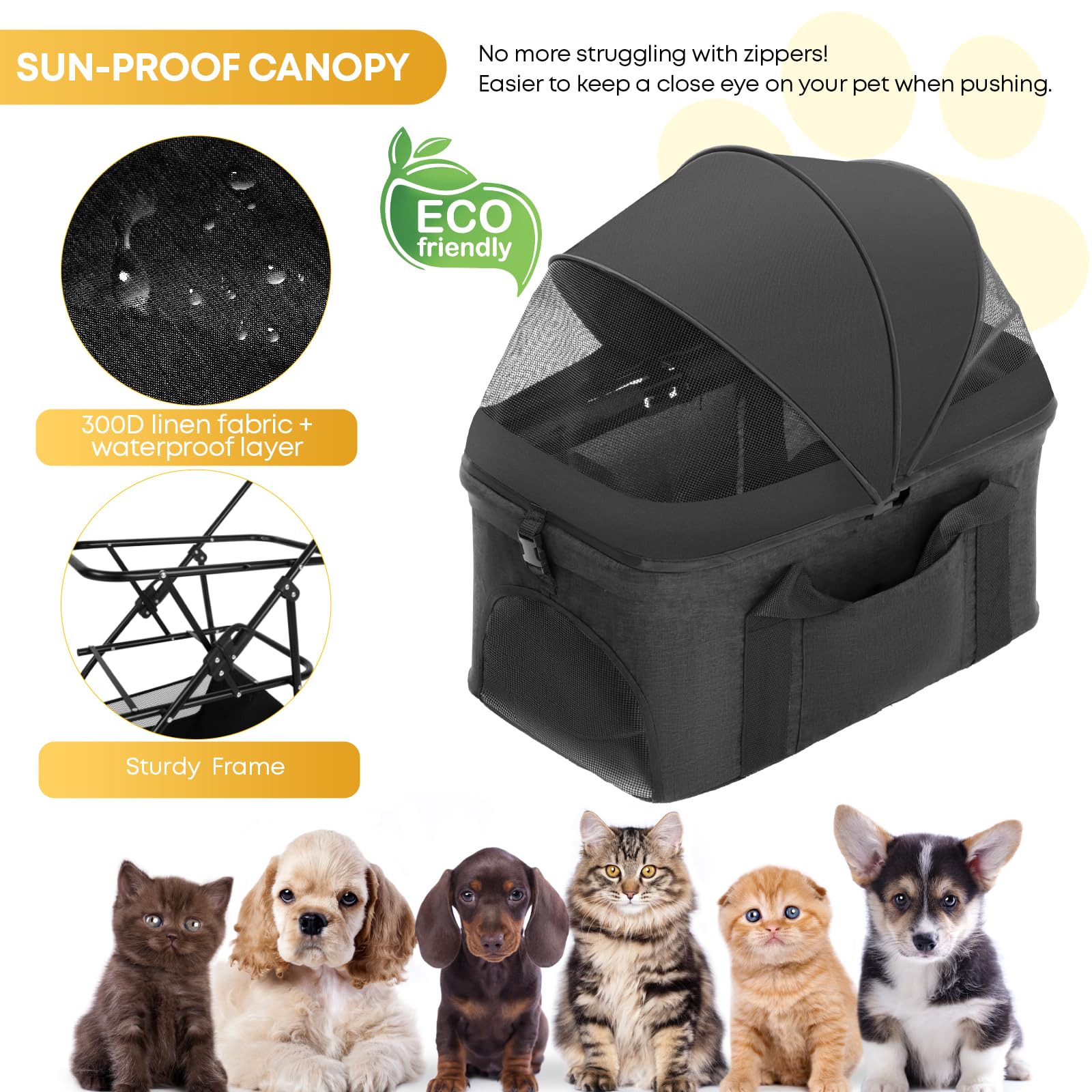 Pliage ultra-compact Chihuahua pour un rangement rapide.