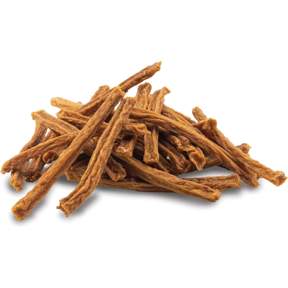 Chip's Naturals Doggie Chicken Stix utilisation en entraînement récompense.
