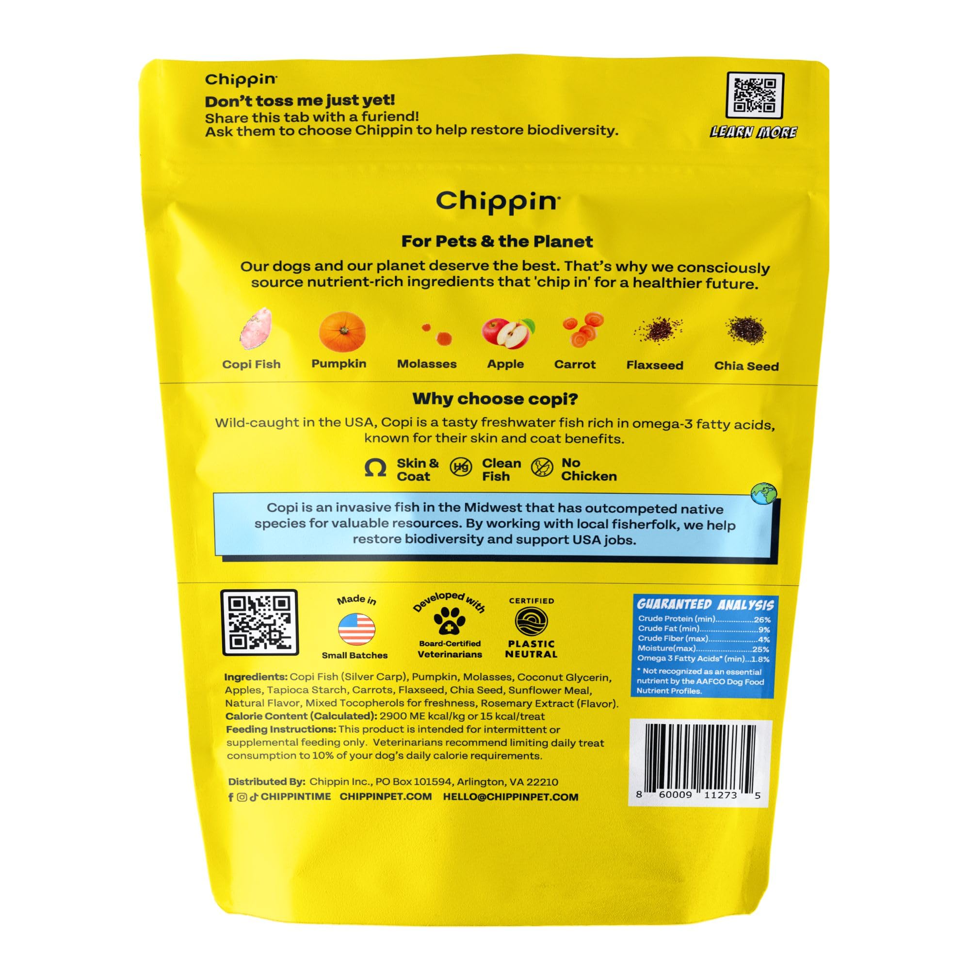 Chippin portions faciles à diviser, pratique en balade ou entraînement