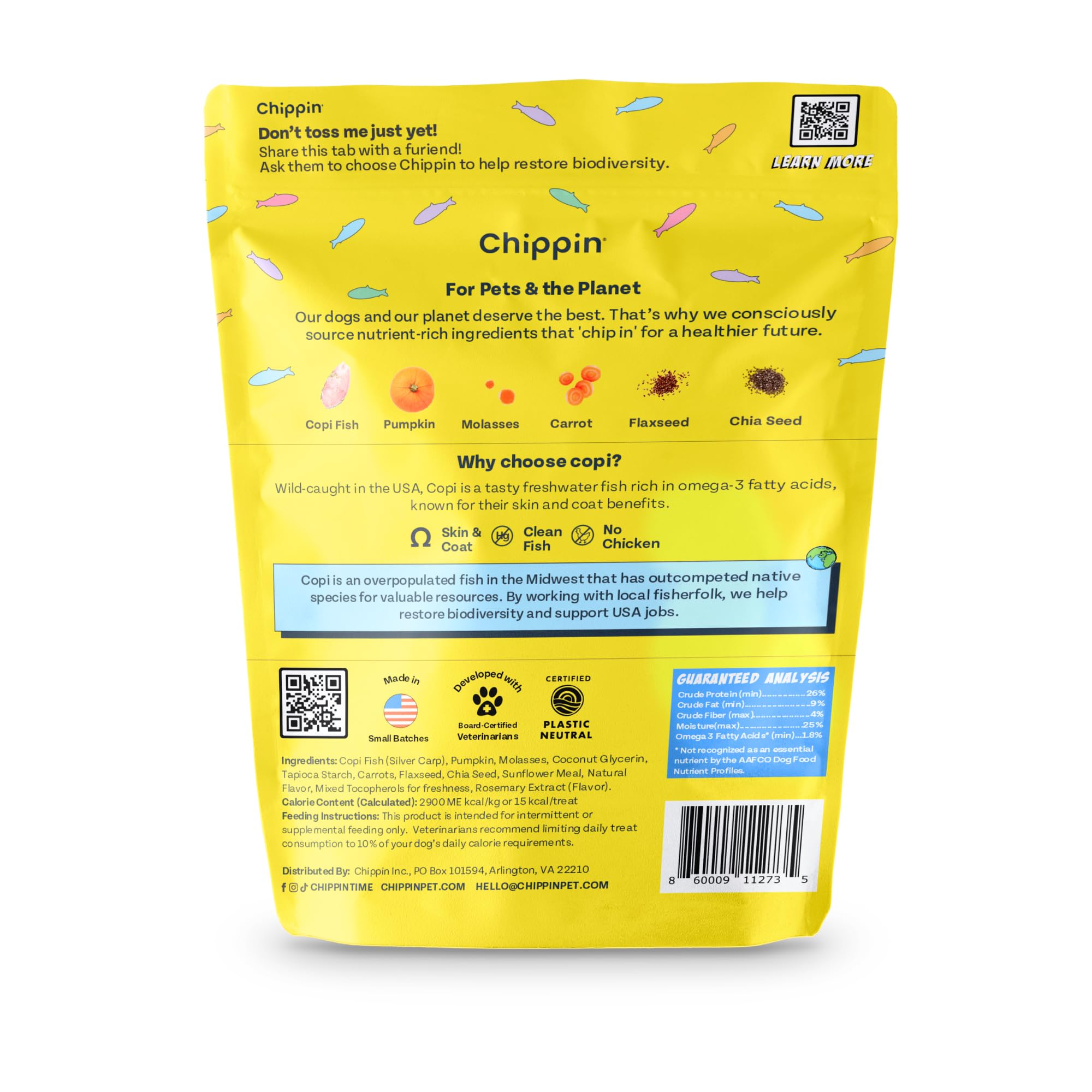 Chippin emballage plastique neutre durable