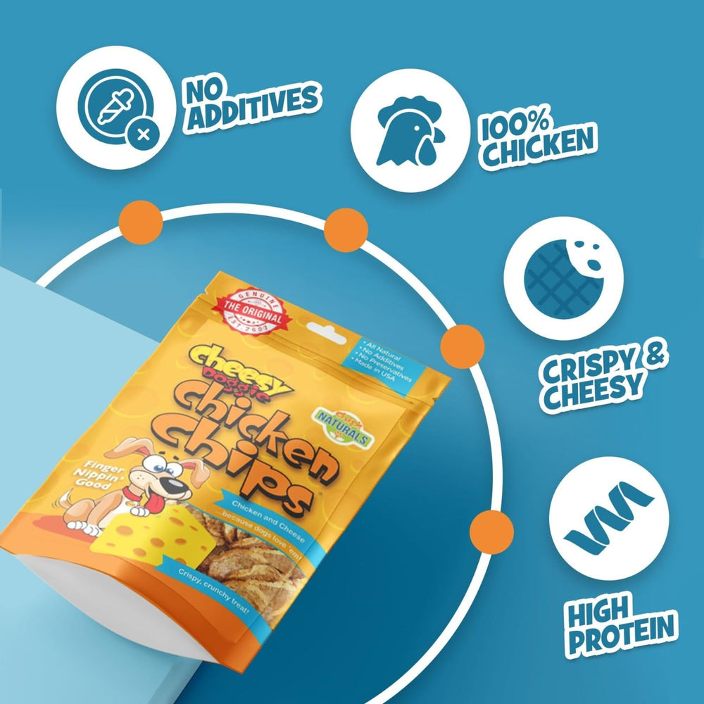 Chip's Naturals – morceaux faciles à casser, adaptés à toutes tailles.