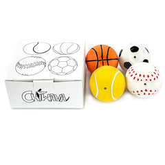 Balle CHIWAVA en latex douce pour rapport des petits chiens.