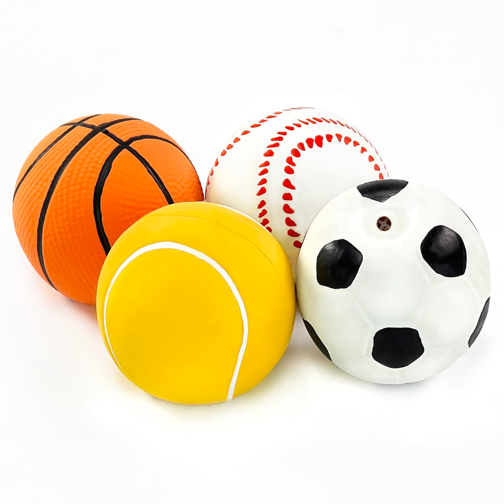 Balle CHIWAVA en latex avec sifflement, jeu intérieur.