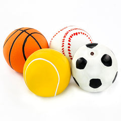 Balle CHIWAVA en latex avec sifflement, jeu intérieur.