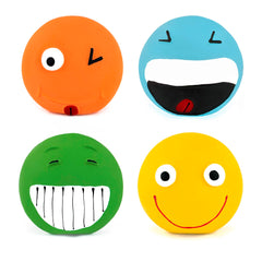 CHIWAVA balle visage souriant bleue, sifflement amusant lors des séances de récupération.