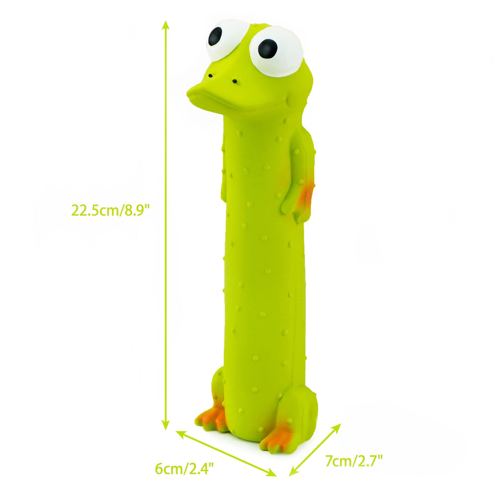 CHIWAVA jouet grenouille en latex, design coloré et attrayant pour chiens.