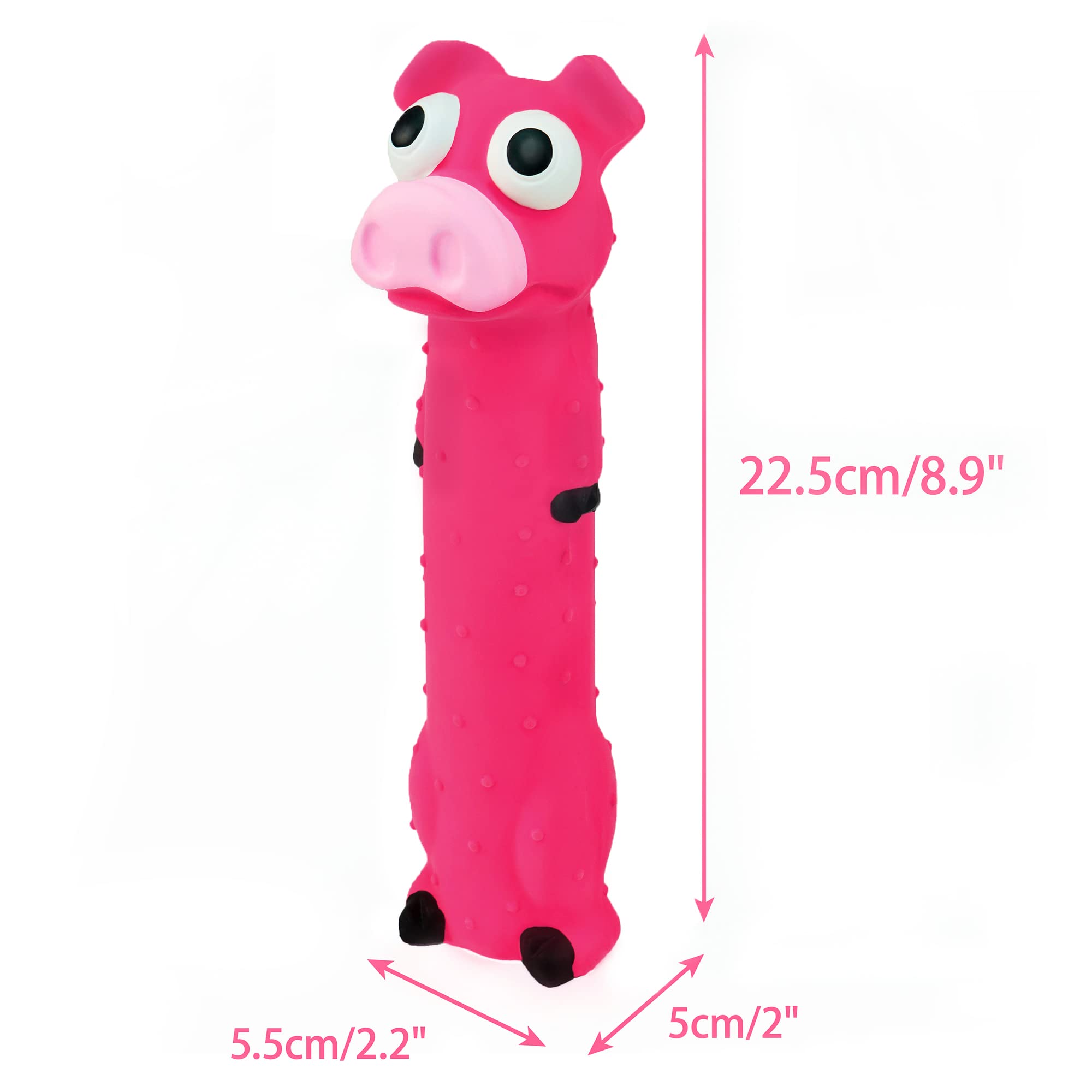 CHIWAVA jouet latex avec couinement interactif, stimulant le jeu et l’attention du chien.