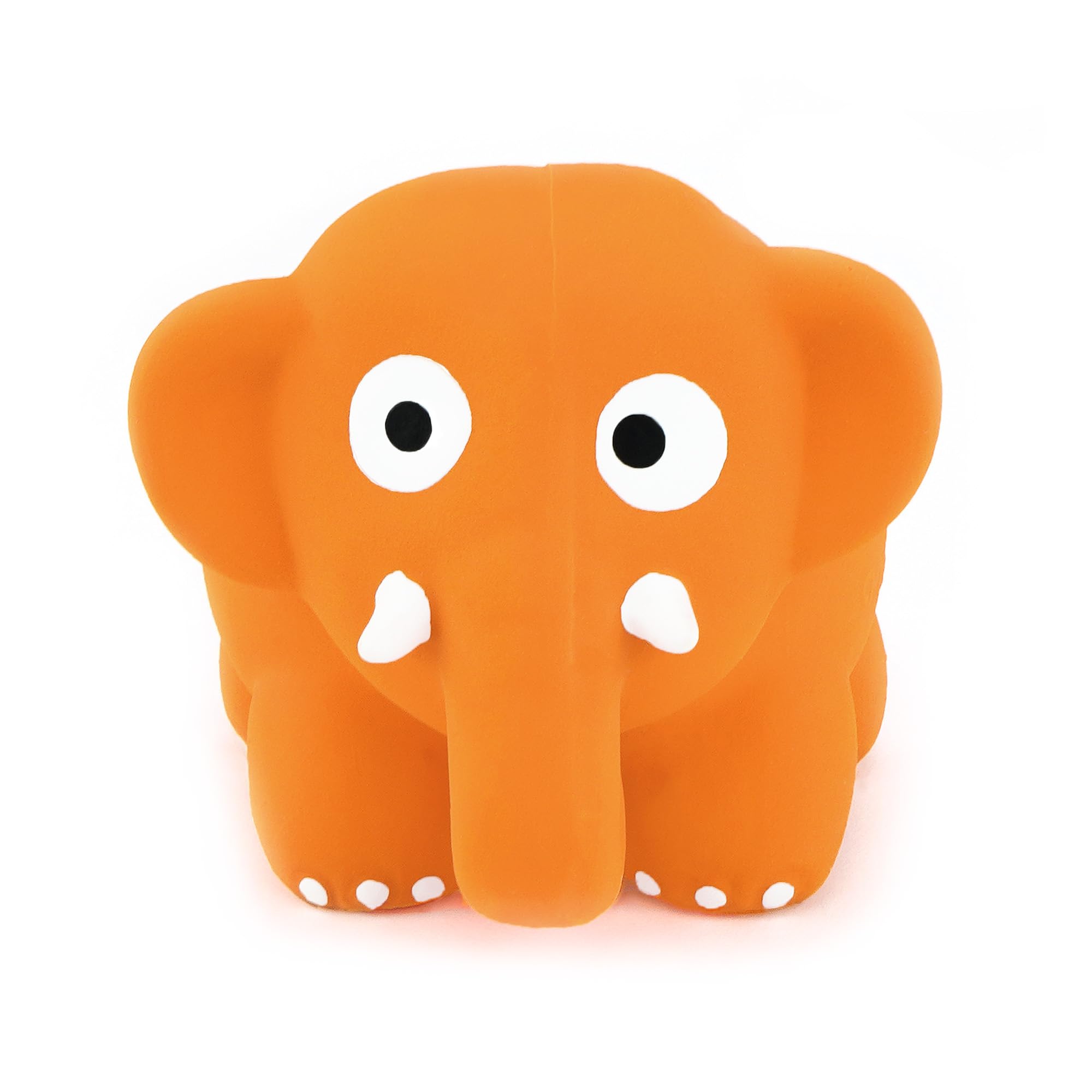CHIWAVA éléphant en latex sifflement, coloris violet, stimule l'interaction ludique.