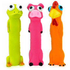 CHIWAVA jouet latex non toxique, texture douce, idéal pour mordiller les chiens actifs.