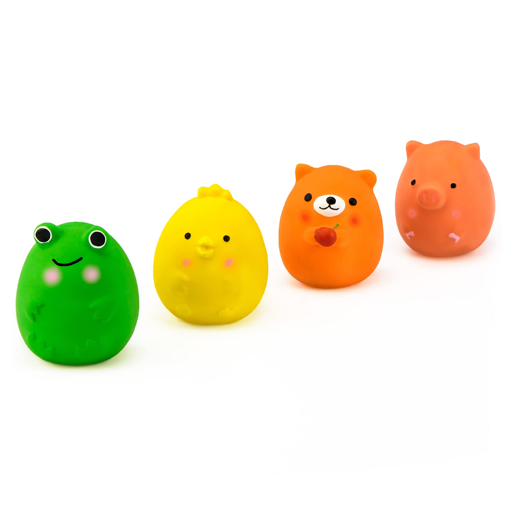 Jouet CHIWAVA en latex sifflant ours, parfait pour jeux interactifs.