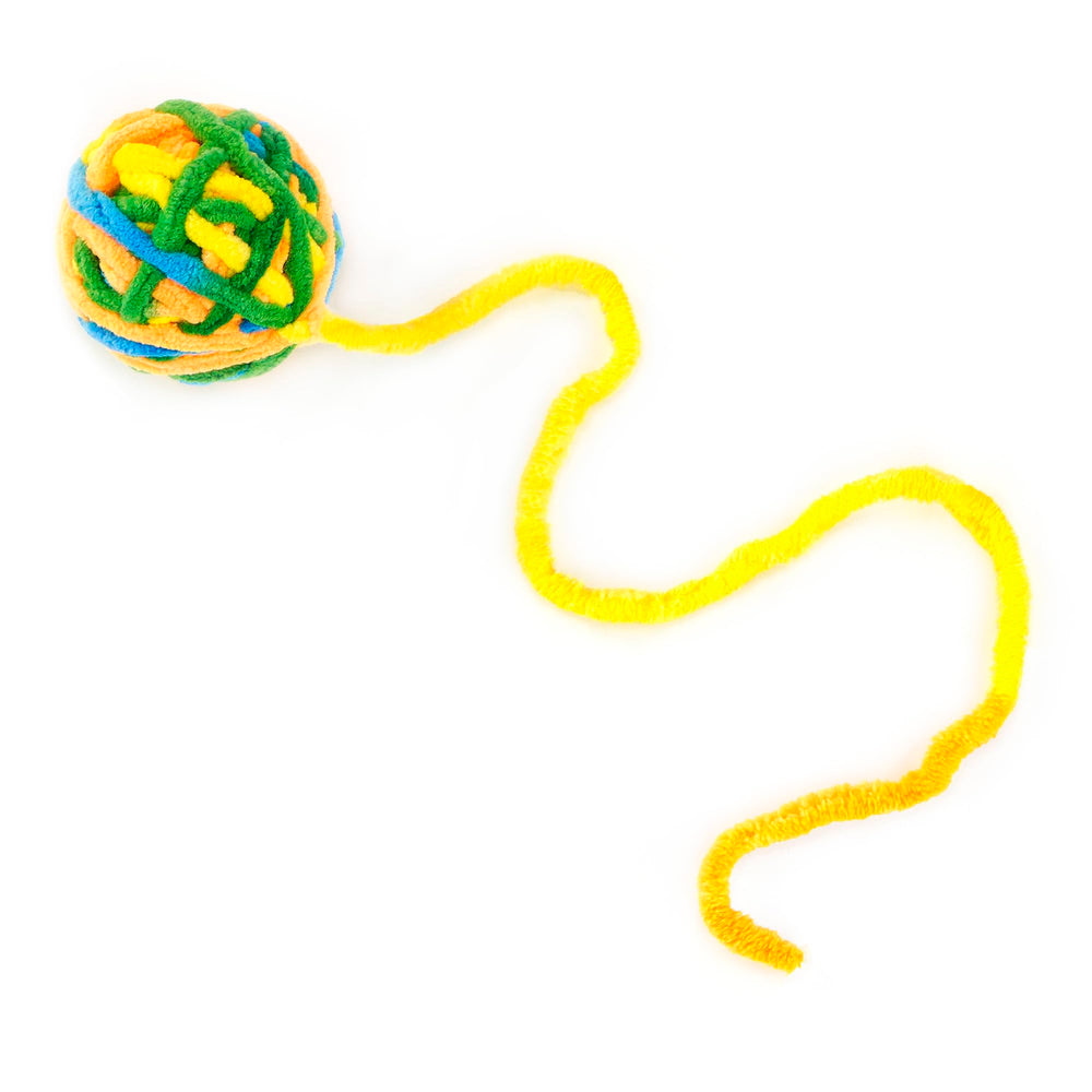 Pack CHIWAVA de 6 balles laine, idéal pour plusieurs chats.