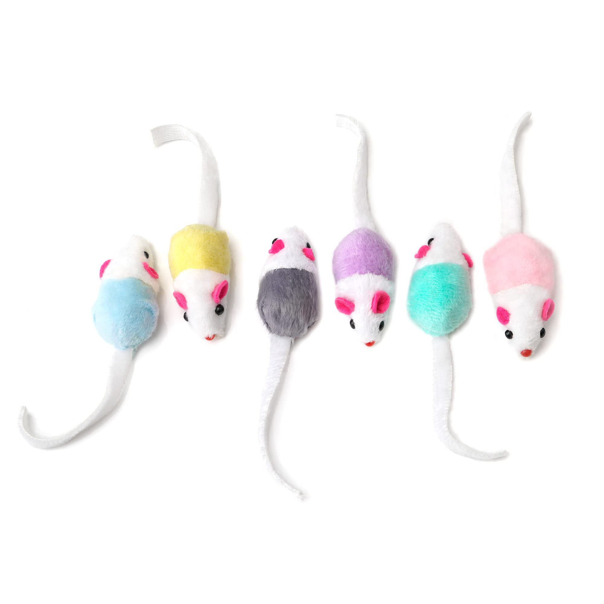 CHIWAVA souris avec cliquetis intérieur stimulant l instinct.
