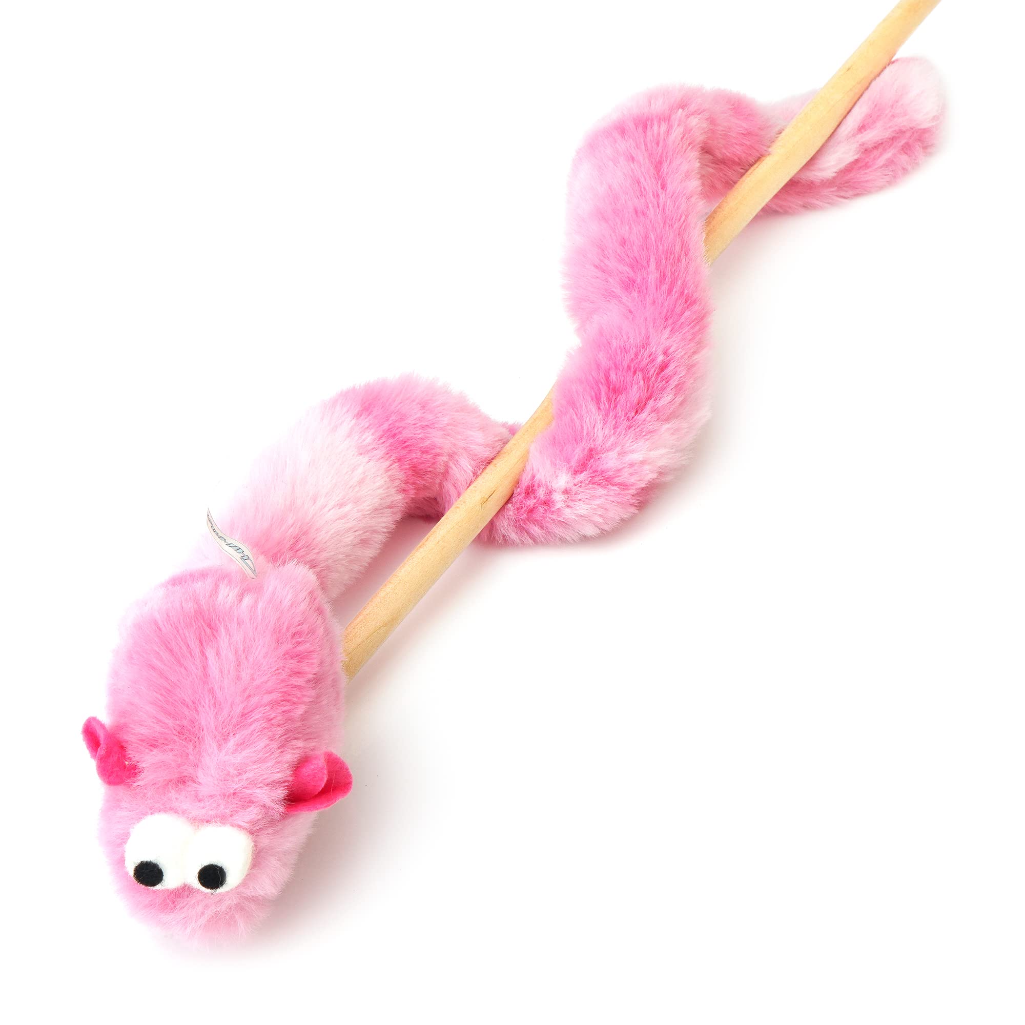 CHIWAVA souris peluche 15po avec crissement, queue bleue, sensorialité accrue.