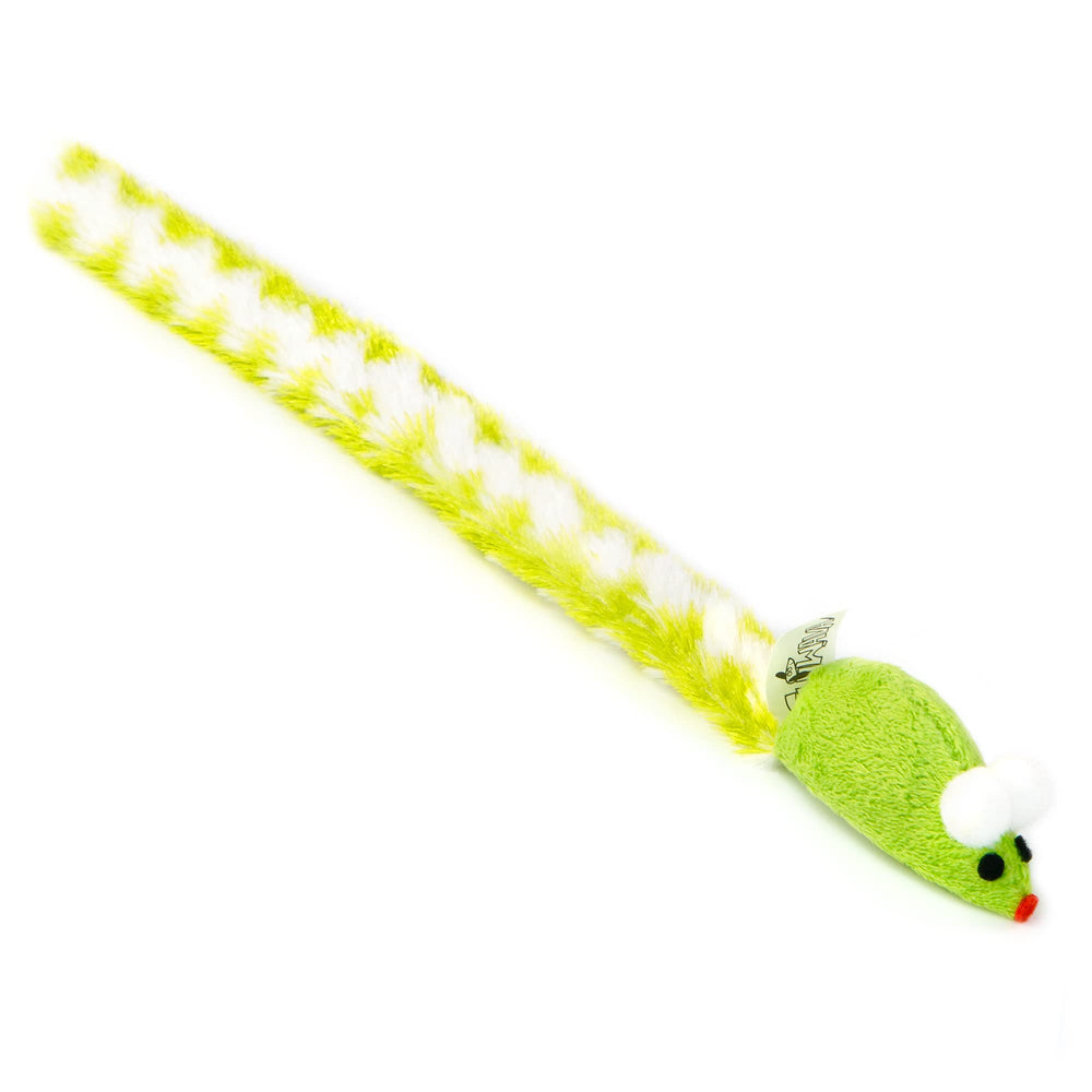 CHIWAVA souris peluche colorée, rotation entre chats favorisant le jeu partagé.