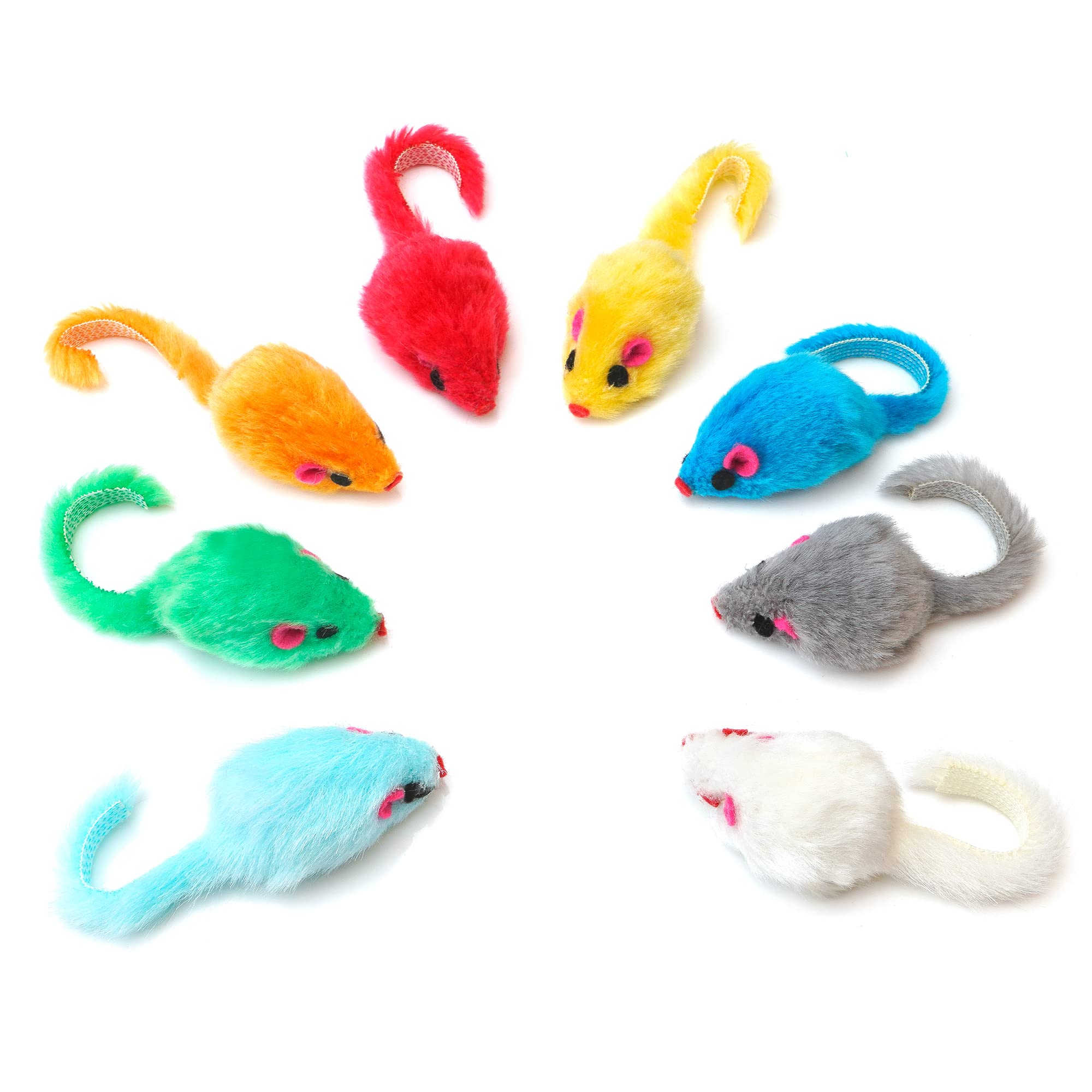 CHIWAVA souris peluche couleurs – parfaite pour jeux en intérieur et poursuite légère.
