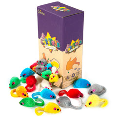 CHIWAVA souris-poilue-texture-douce, surface agréable pour frapper, porter et jouer.