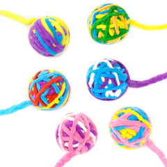 Texture laine douce de la balle CHIWAVA pour le contact des pattes.