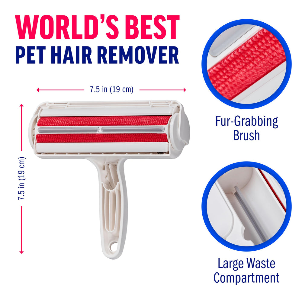 ChomChom Roller bac intégré pour vider facilement les poils.