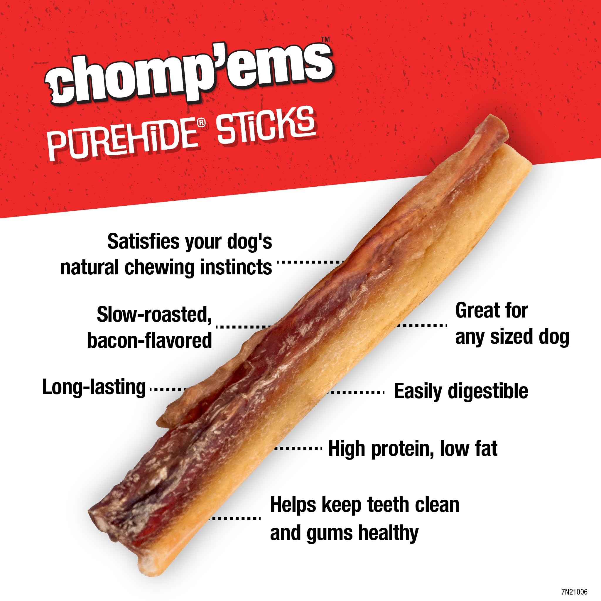 CHOMP 'EMS Purehide, protéines élevées et faible gras pour chiens actifs.